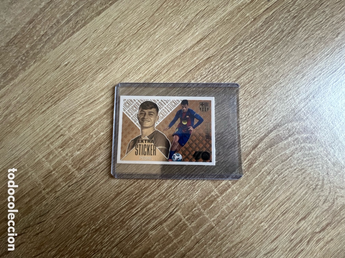 Cromos de f&uacute;tbol: PEDRI EXTRA STICKER BRONCE LIGA ESTE EDICIONES ESTE 2026 2027 26 27 BARCELONA