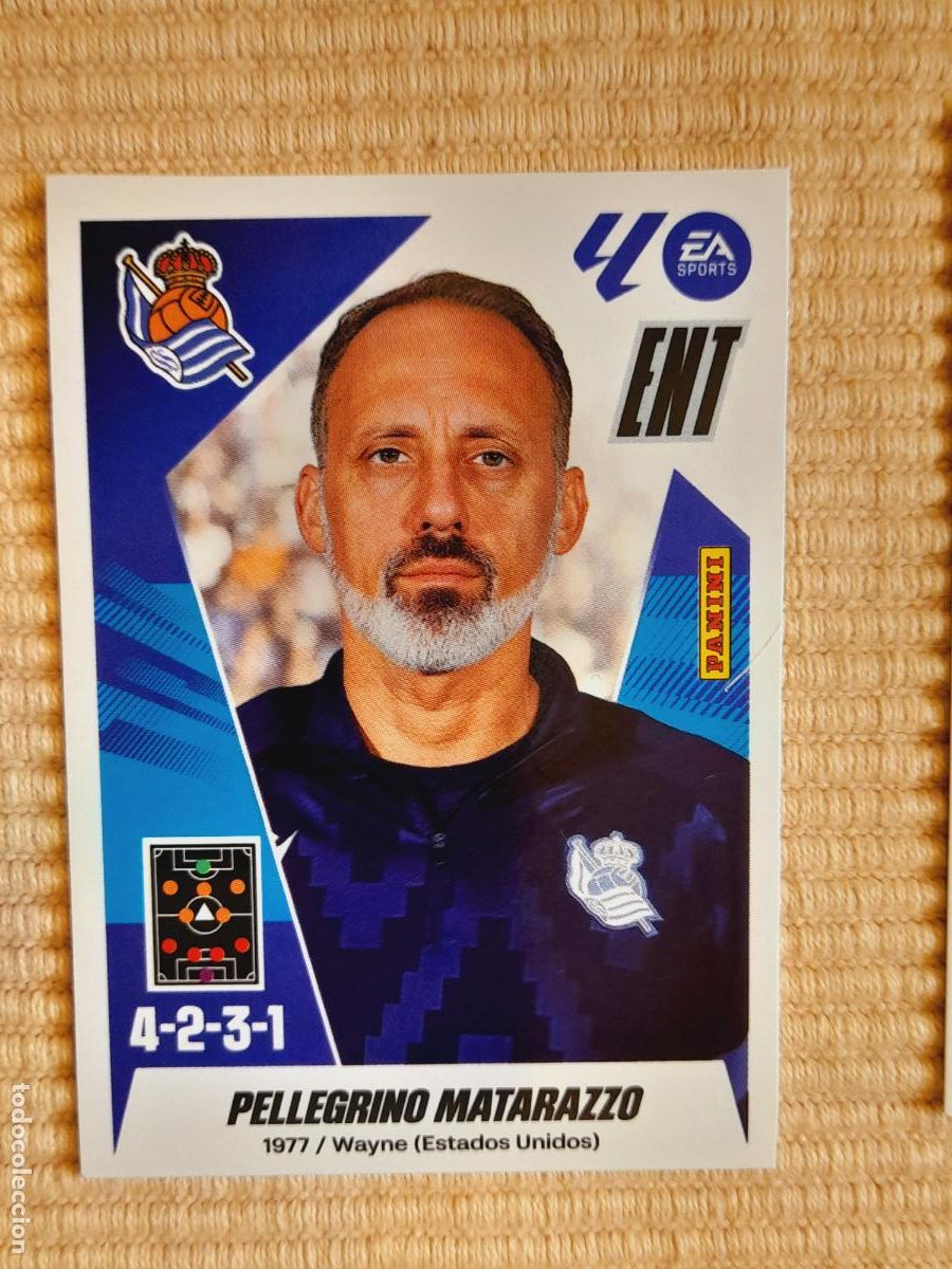Cromos de f&uacute;tbol: CROMO 42 PELLEGRINI MATARAZZO (MERCADO INVIERNO) REAL SOCIENDAD LIGA 25-26 2025 2026 ALBUM ESTE