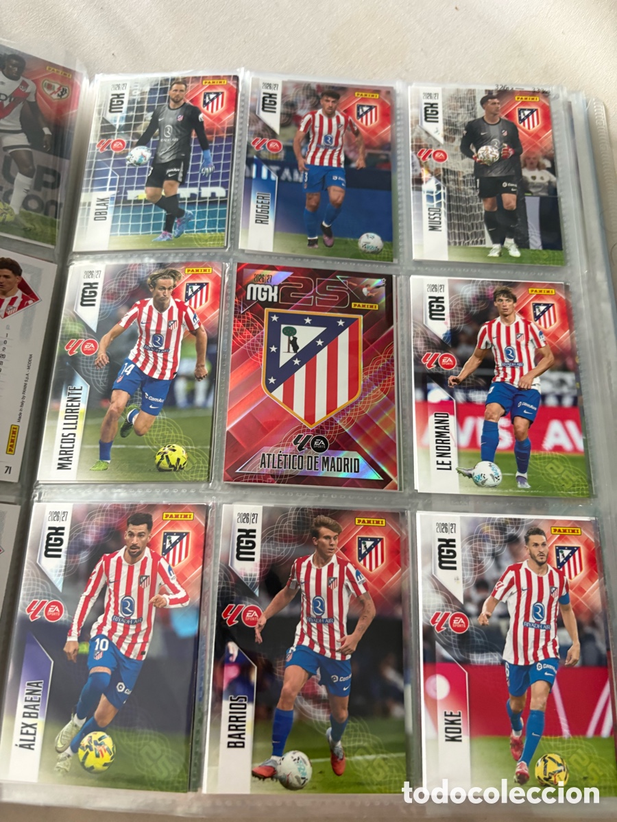 Cromos de f&uacute;tbol: Atl&eacute;tico de Madrid megacracks 2026-2027