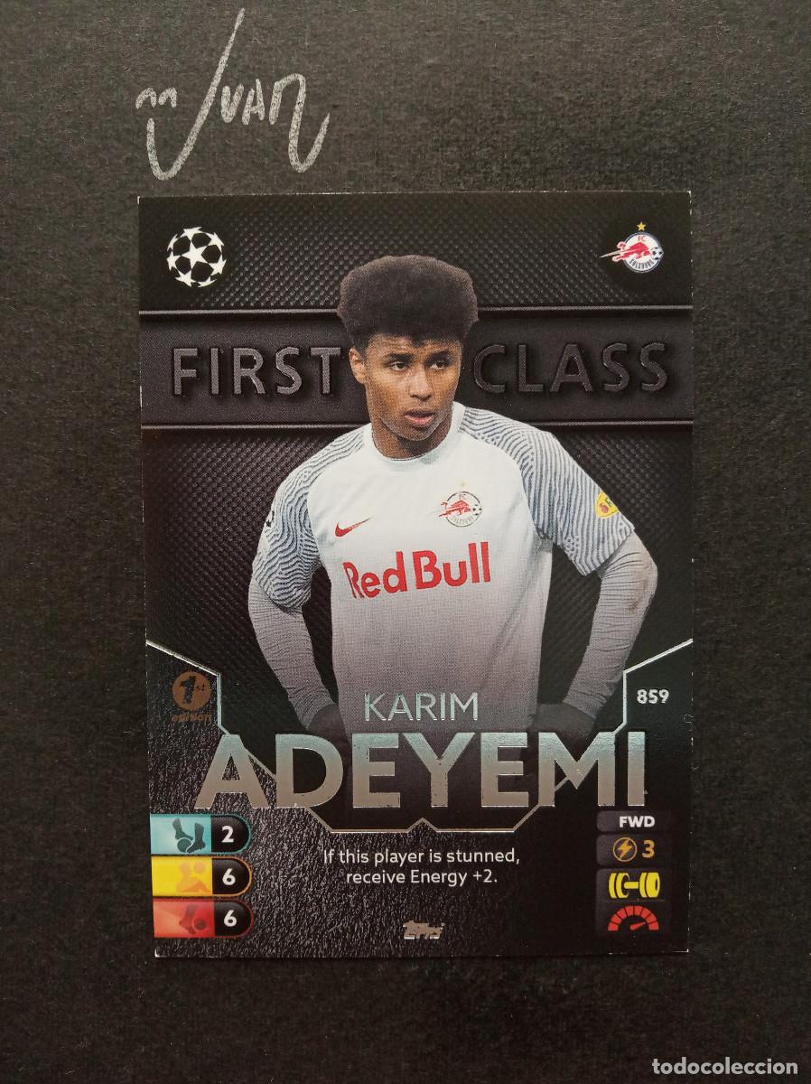 Fu&szlig;ball-Sticker: LIMITED EDITION FIRST CLASS ADEYEMI RB LEIPZIG ⚽ TOPPS &reg; TOTAL FOOTBALL 1ST EDITION 2021 2022 21 22