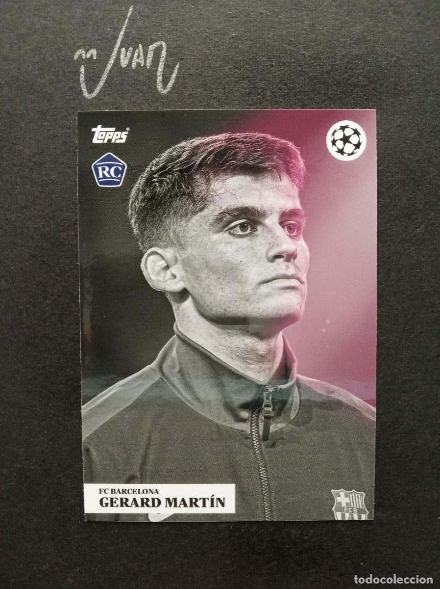 Fu&szlig;ball-Sticker: 120 PORTRAIT ROOKIE GERARD MARTIN BARCELONA ⚽ TOPPS &reg; SIMPLICIDAD CLUB COMPETITIONS 2024 2025 24 25