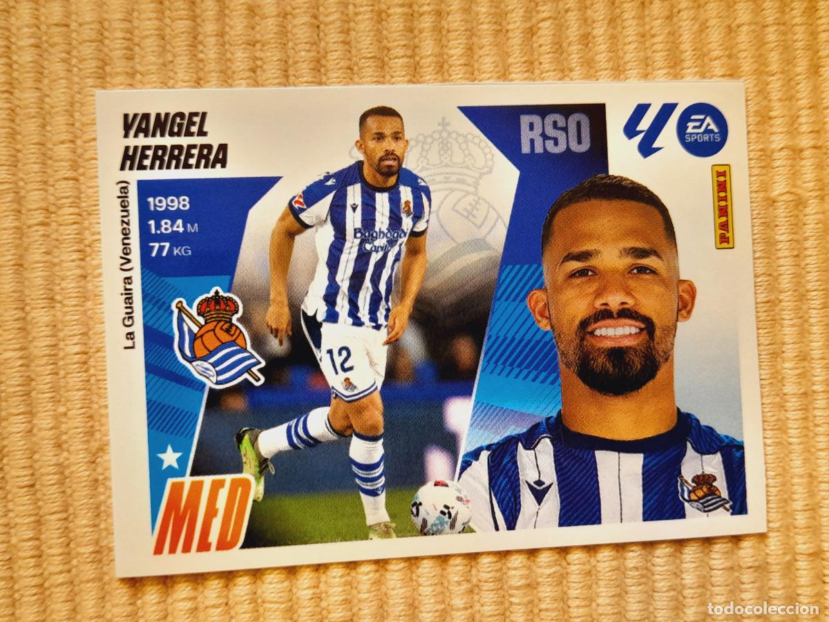 Fu&szlig;ball-Sticker: CROMO 31 YANGEL HERRERA (MERCADO INVIERNO) REAL SOCIEDAD LIGA 25-26 2025 2026 ALBUM ESTE