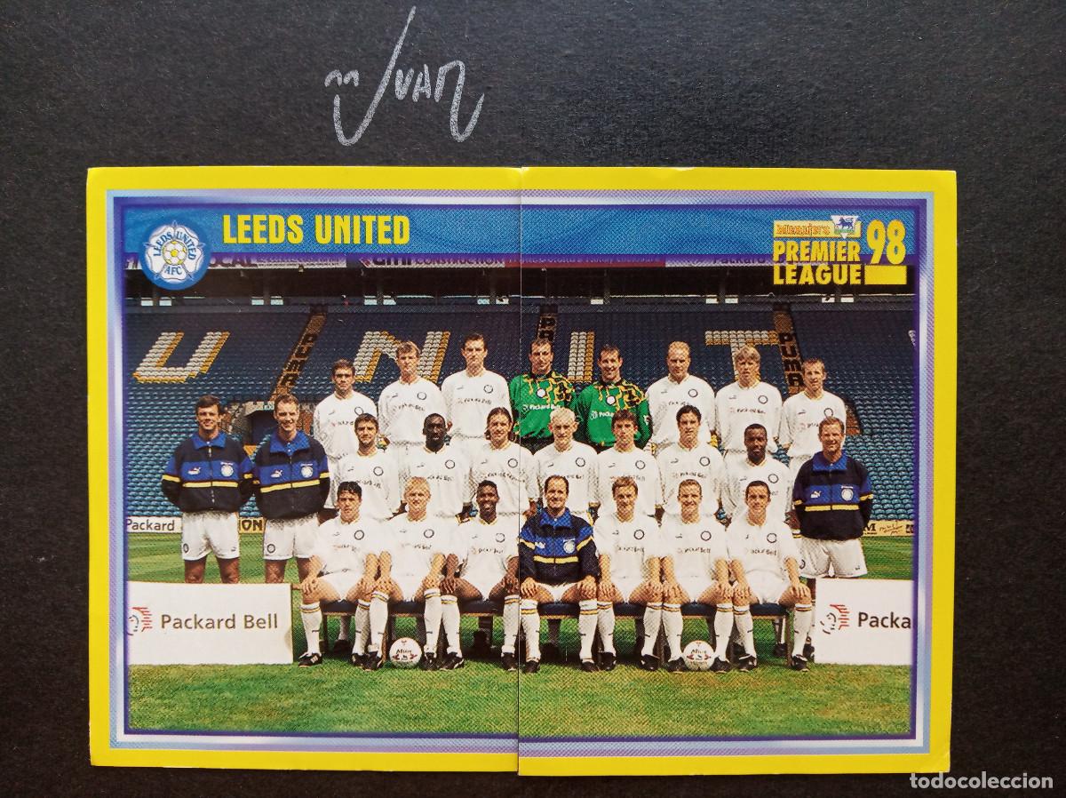 Fu&szlig;ball-Sticker: 267 / 268 PLANTILLA SQUAD HAALAND LEEDS UNITED ⚽ TOPPS &reg; MERLIN PREMIER LEAGUE 1997 1998 97 98