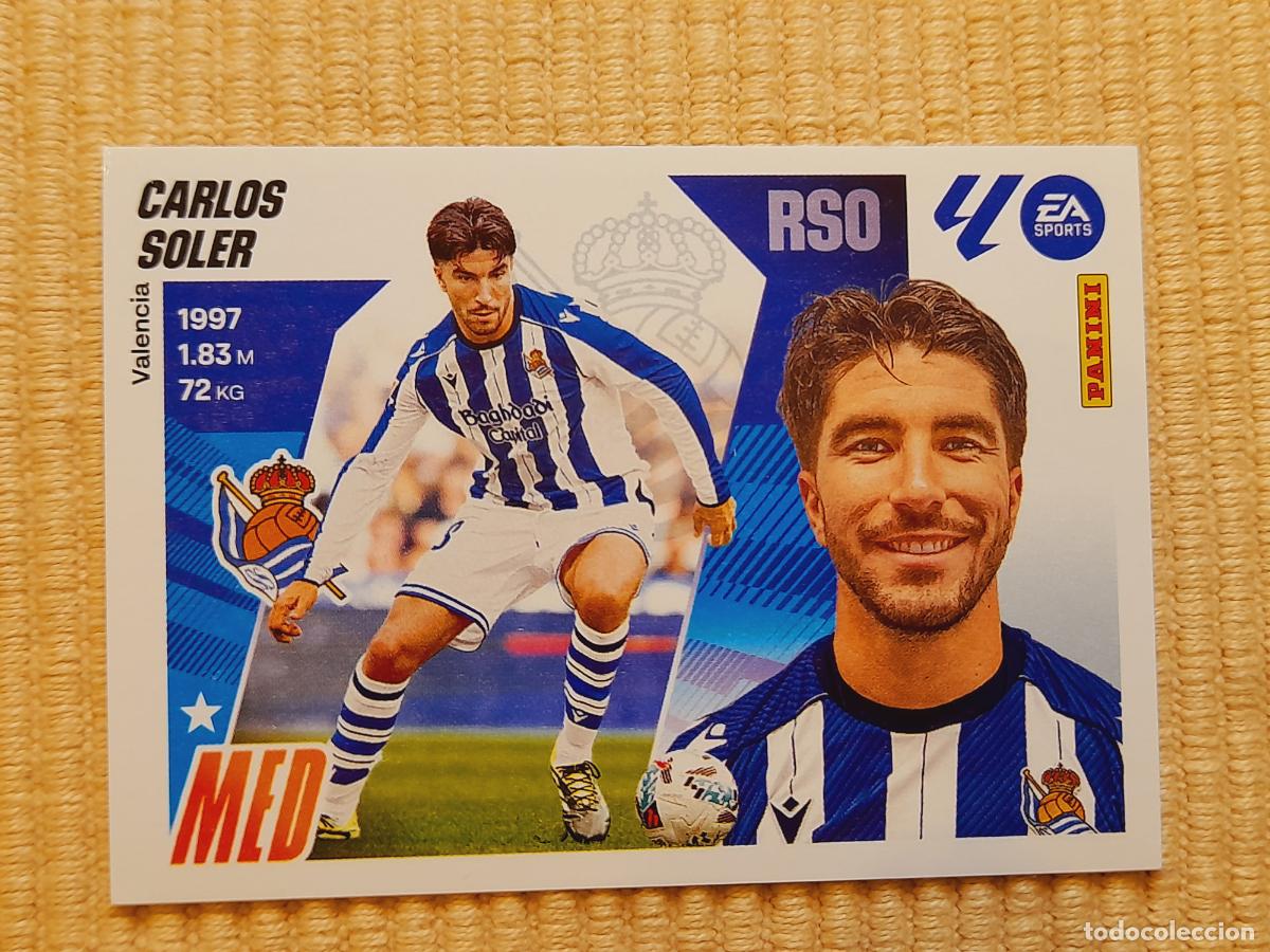 Cromos de f&uacute;tbol: CROMO 57 CARLOS SOLER (ULTIMOS FICHAJES) REAL SOCIEDAD LIGA 25-26 2025 2026 ALBUM ESTE