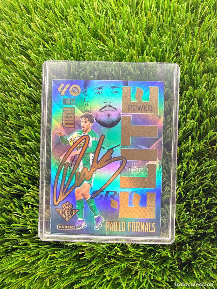 Cromos de f&uacute;tbol: N&ordm; 14P Pablo Fornals &Eacute;lite Power Real Betis Megacracks 26 27