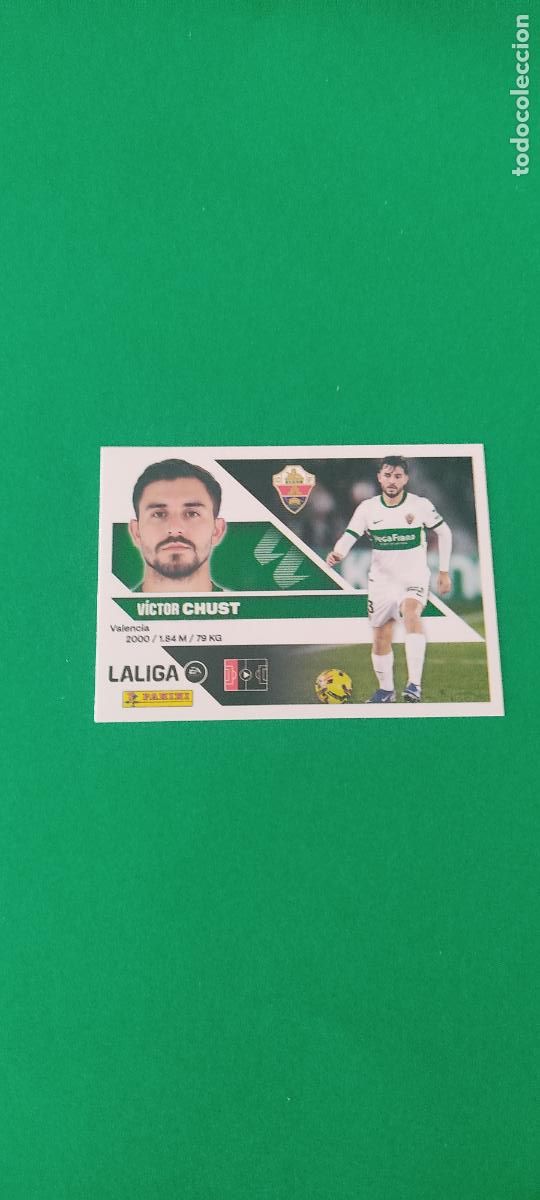 Cromos de f&uacute;tbol: CROMO FUTBOL CHUST ELCHE C.F. SIN PEGAR N&ordm; 6 LIGA ESTE 2026-2027/26-27 PANINI