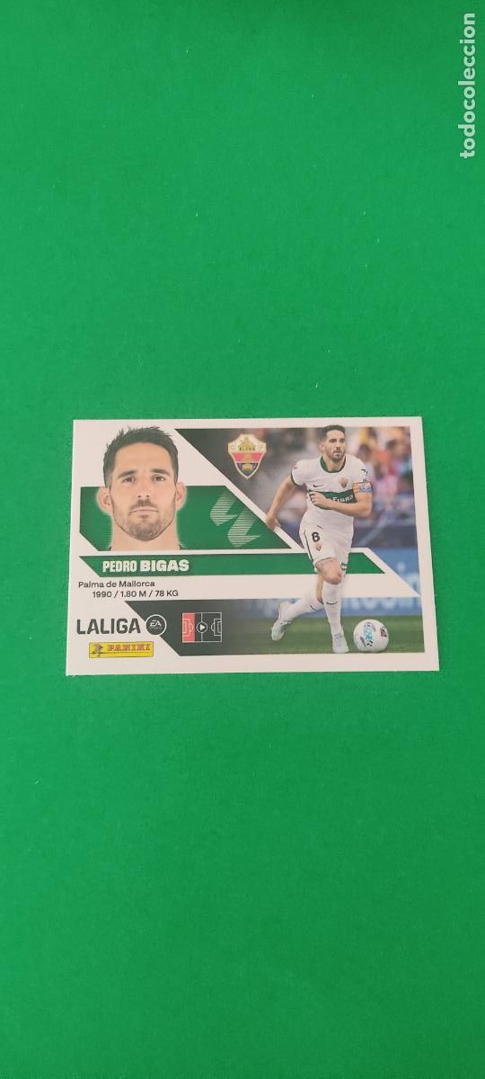 Cromos de f&uacute;tbol: CROMO FUTBOL BIGAS ELCHE C.F. SIN PEGAR N&ordm; 7 LIGA ESTE 2026-2027/26-27 PANINI