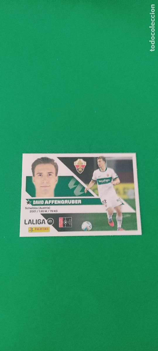 Cromos de f&uacute;tbol: CROMO FUTBOL AFFENGRUBER ELCHE C.F. SIN PEGAR N&ordm; 8 LIGA ESTE 2026-2027/26-27 PANINI