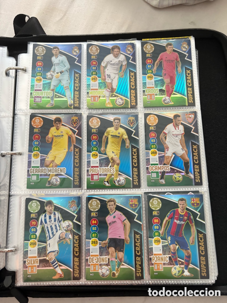 Cromos de f&uacute;tbol: S&uacute;per cracks adrenalyn 2020-2021
