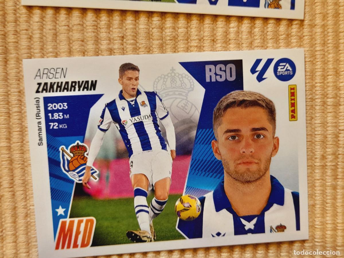 Fu&szlig;ball-Sticker: CROMO 15 BIS ZAKHARYAN (COLOCA) REAL SOCIEDAD LIGA 25-26 2025 2026 ALBUM ESTE