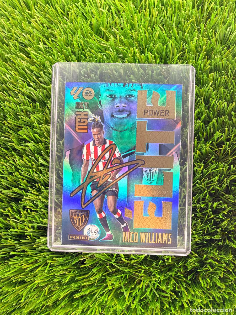 Figurine di Calcio: N&ordm; 12P Nico Williams &Eacute;lite Power Athletic Club Megacracks 26 27