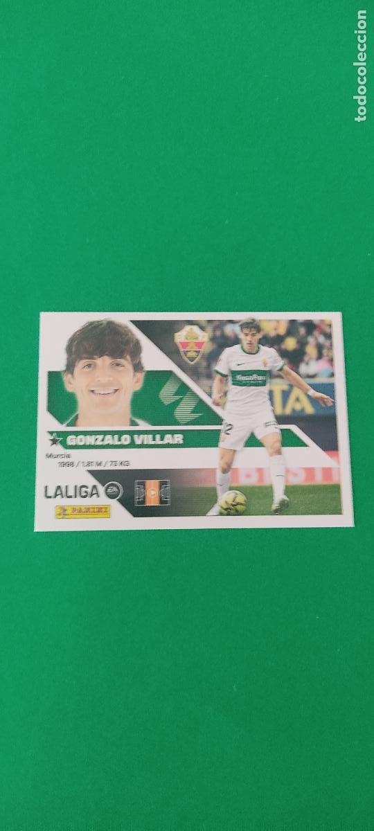 Fu&szlig;ball-Sticker: CROMO FUTBOL GONZALO VILLAR ELCHE C.F. SIN PEGAR N&ordm; 12 LIGA ESTE 2026-2027/26-27 PANINI
