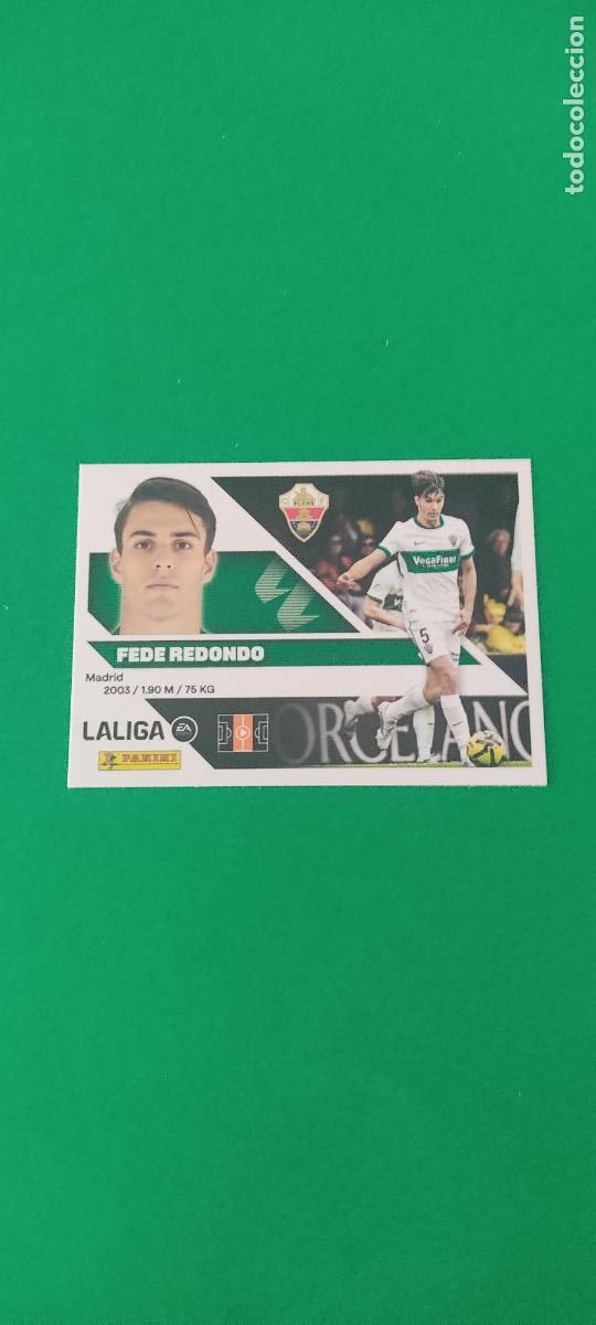 Cromos de f&uacute;tbol: CROMO FUTBOL FEDE REDONDO ELCHE C.F. SIN PEGAR N&ordm; 13 A LIGA ESTE 2026-2027/26-27 PANINI