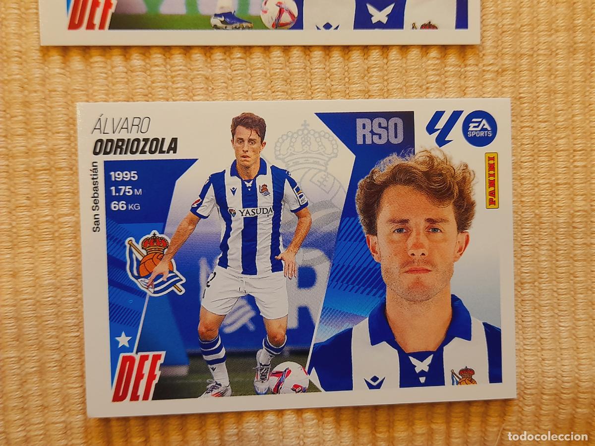 Cromos de f&uacute;tbol: CROMO 8 BIS ODRIOZOLA (COLOCA) REAL SOCIEDAD LIGA 25-26 2025 2026 ALBUM ESTE