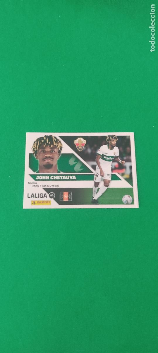 Cromos de f&uacute;tbol: CROMO FUTBOL CHETAUYA ELCHE C.F. SIN PEGAR N&ordm; 13 B LIGA ESTE 2026-2027/26-27 PANINI