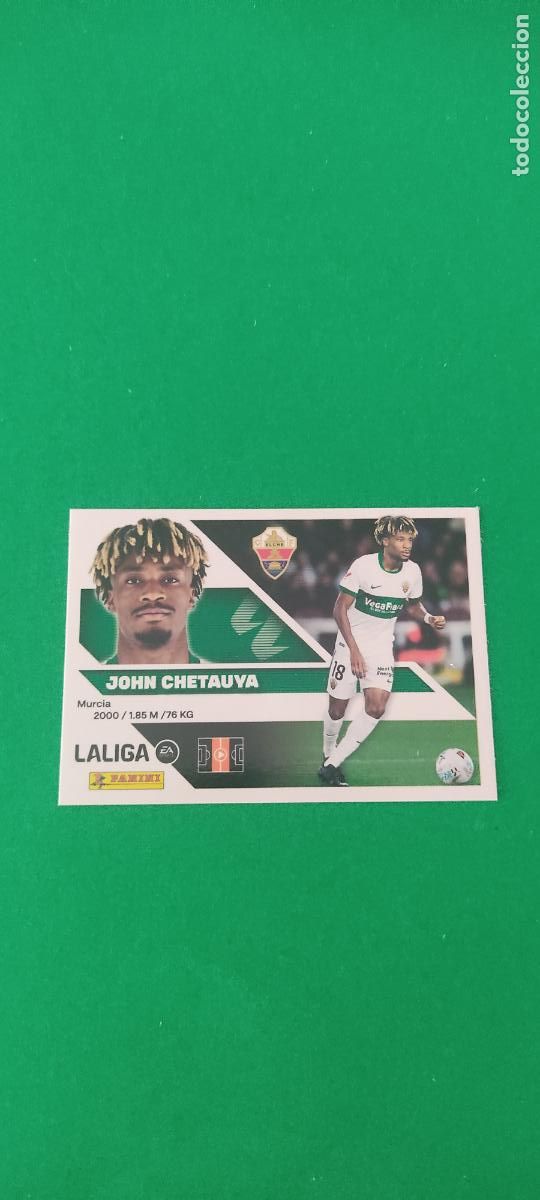 Cromos de f&uacute;tbol: CROMO FUTBOL CHETAUYA ELCHE C.F. SIN PEGAR N&ordm; 13 B LIGA ESTE 2026-2027/26-27 PANINI