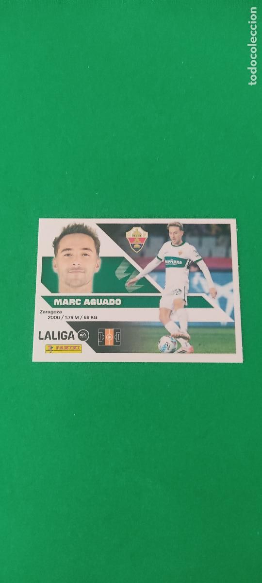 Cromos de f&uacute;tbol: CROMO FUTBOL MARC AGUADO ELCHE C.F. SIN PEGAR N&ordm; 14 LIGA ESTE 2026-2027/26-27 PANINI