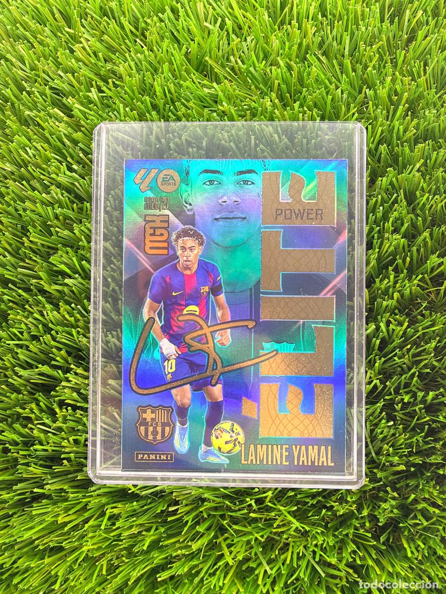 Cromos de f&uacute;tbol: N&ordm; 9P Lamine Yamal &Eacute;lite Power FC Barcelona Megacracks 26 27