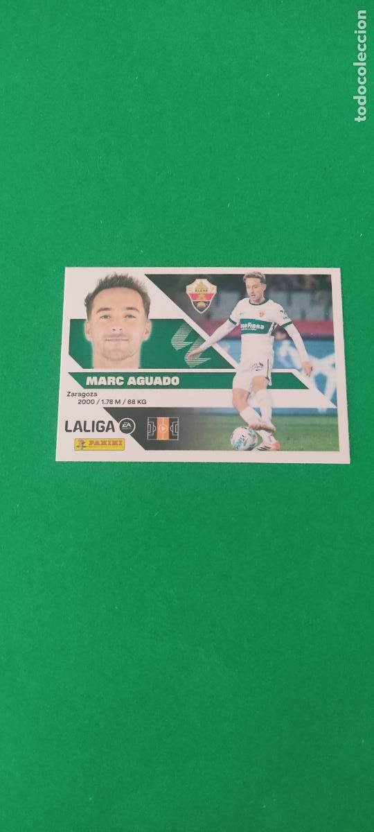 Cromos de f&uacute;tbol: CROMO FUTBOL MARC AGUADO ELCHE C.F. SIN PEGAR N&ordm; 14 LIGA ESTE 2026-2027/26-27 PANINI
