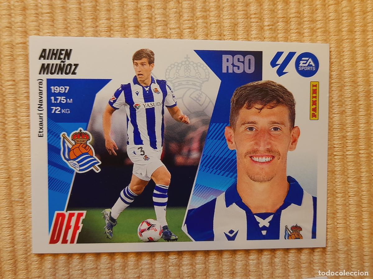 Cromos de f&uacute;tbol: CROMO 10B (10 B) AIHEN MU&Ntilde;OZ (REAL SOCIEDAD) LIGA 25-26 2025 2026 ALBUM ESTE