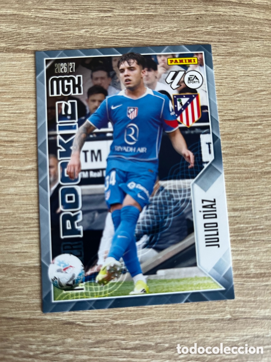 Cromos de f&uacute;tbol: 415 JULIO D&Iacute;AZ M&Aacute;STER ROOKIE MEGACRACKS MGK 2026 2027 26 27 ATL&Eacute;TICO DE MADRID