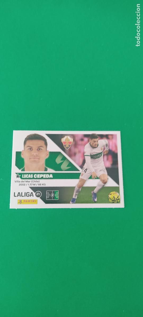 Cromos de f&uacute;tbol: CROMO FUTBOL CEPEDA ELCHE C.F. SIN PEGAR N&ordm; 18 LIGA ESTE 2026-2027/26-27 PANINI