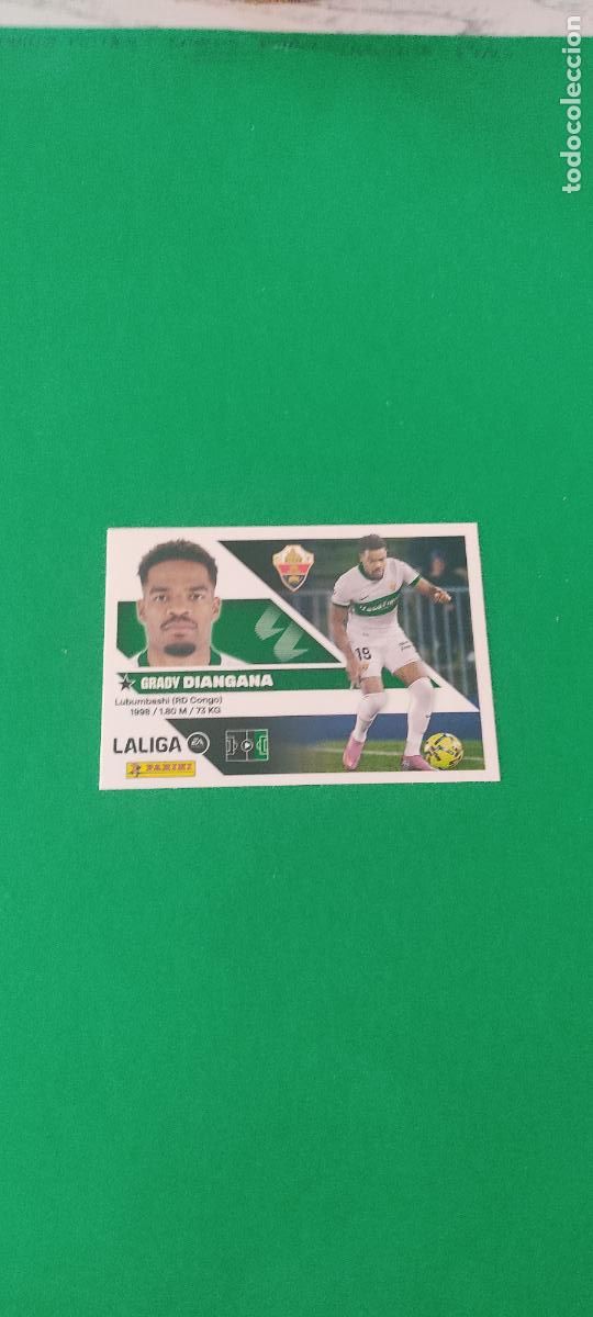 Cromos de f&uacute;tbol: CROMO FUTBOL DIANGANA ELCHE C.F. SIN PEGAR N&ordm; 19 LIGA ESTE 2026-2027/26-27 PANINI