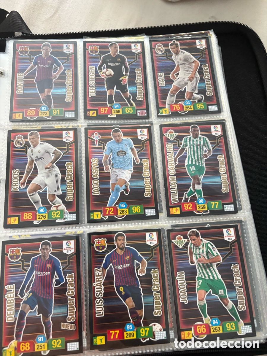 Cromos de f&uacute;tbol: S&uacute;per cracks adrenalyn 2018-2019