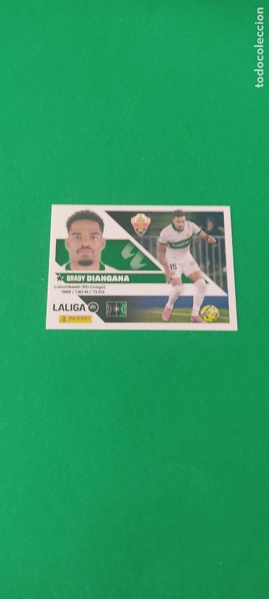 Cromos de f&uacute;tbol: CROMO FUTBOL DIANGANA ELCHE C.F. SIN PEGAR N&ordm; 19 LIGA ESTE 2026-2027/26-27 PANINI