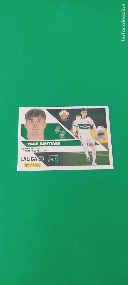 Cromos de f&uacute;tbol: CROMO FUTBOL YAGO SANTIAGO ELCHE C.F. SIN PEGAR N&ordm; 20 LIGA ESTE 2026-2027/26-27 PANINI