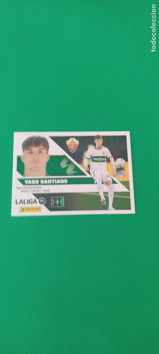 Cromos de f&uacute;tbol: CROMO FUTBOL YAGO SANTIAGO ELCHE C.F. SIN PEGAR N&ordm; 20 LIGA ESTE 2026-2027/26-27 PANINI