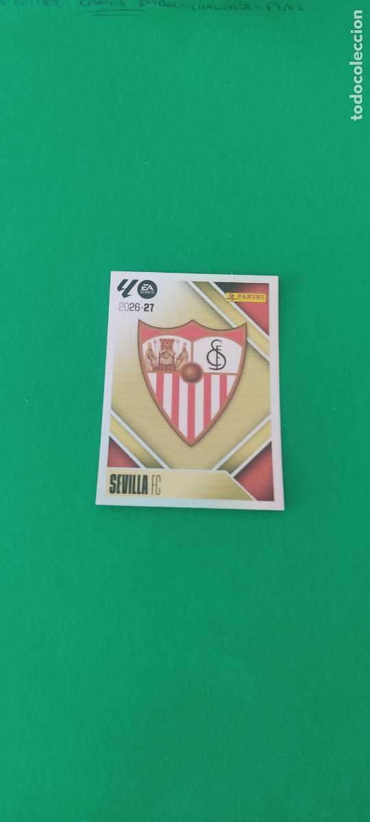 Figurine di Calcio: CROMO FUTBOL ESCUDO SEVILLA F.C. SIN PEGAR N&ordm; 1 LIGA ESTE 2026-2027/26-27 PANINI