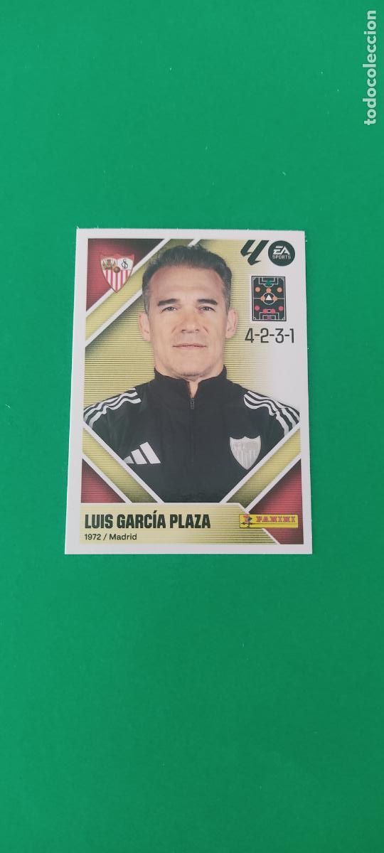Figurine di Calcio: CROMO FUTBOL LUIS GARCIA SEVILLA F.C. SIN PEGAR N&ordm; 2 LIGA ESTE 2026-2027/26-27 PANINI