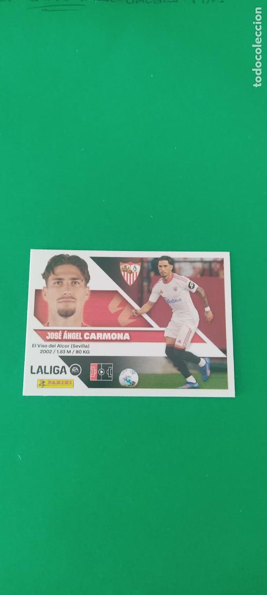Figurine di Calcio: CROMO FUTBOL CARMONA SEVILLA F.C. SIN PEGAR N&ordm; 5 LIGA ESTE 2026-2027/26-27 PANINI