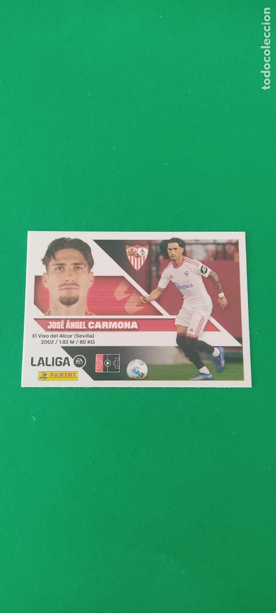 Figurine di Calcio: CROMO FUTBOL CARMONA SEVILLA F.C. SIN PEGAR N&ordm; 5 LIGA ESTE 2026-2027/26-27 PANINI