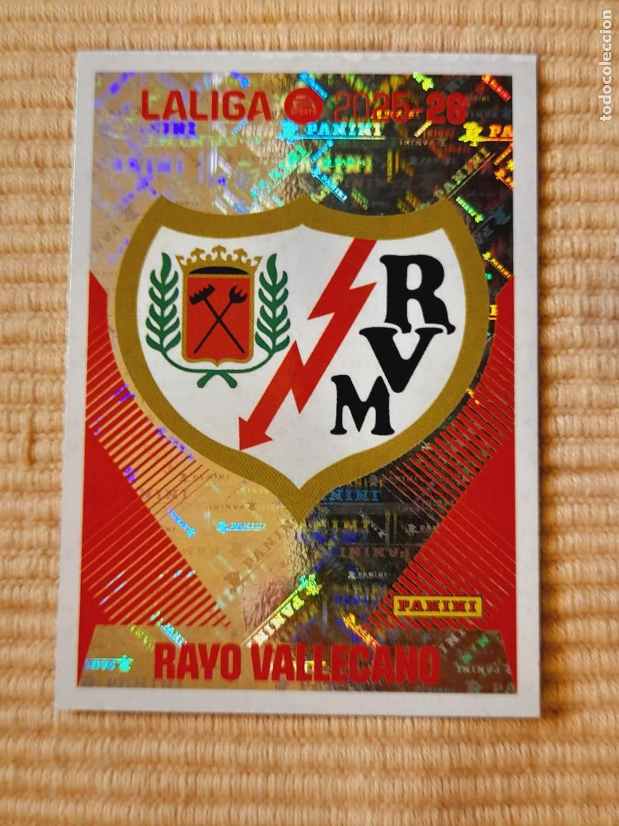 Fu&szlig;ball-Sticker: CROMO 1 ESCUDO (RAYO VALLECANO) LIGA 25-26 2025 2026 ALBUM ESTE