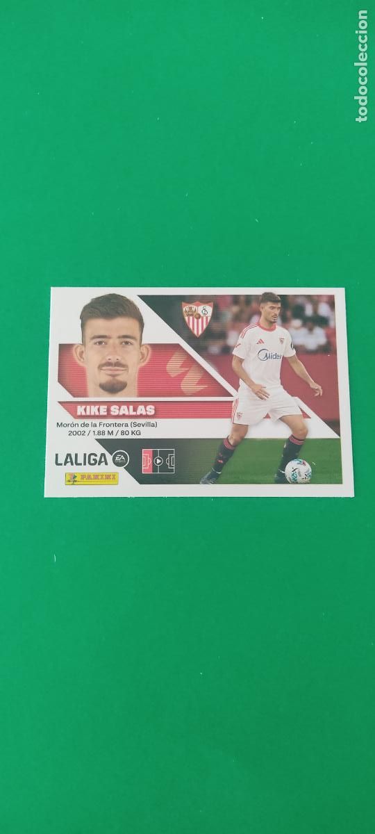 Cromos de f&uacute;tbol: CROMO FUTBOL KIKE SALAS SEVILLA F.C. SIN PEGAR N&ordm; 7 LIGA ESTE 2026-2027/26-27 PANINI