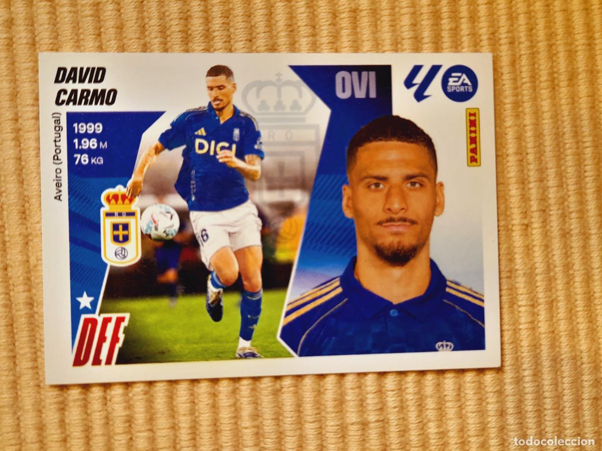 Cromos de f&uacute;tbol: CROMO 61 DAVID CARMO (ULTIMOS FICHAJES) REAL OVIEDO LIGA 25-26 2025 2026 ALBUM ESTE