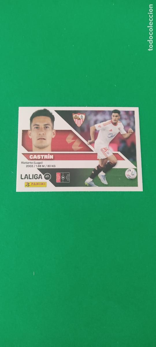 Cromos de f&uacute;tbol: CROMO FUTBOL CASTRIN SEVILLA F.C. SIN PEGAR N&ordm; 9 A LIGA ESTE 2026-2027/26-27 PANINI