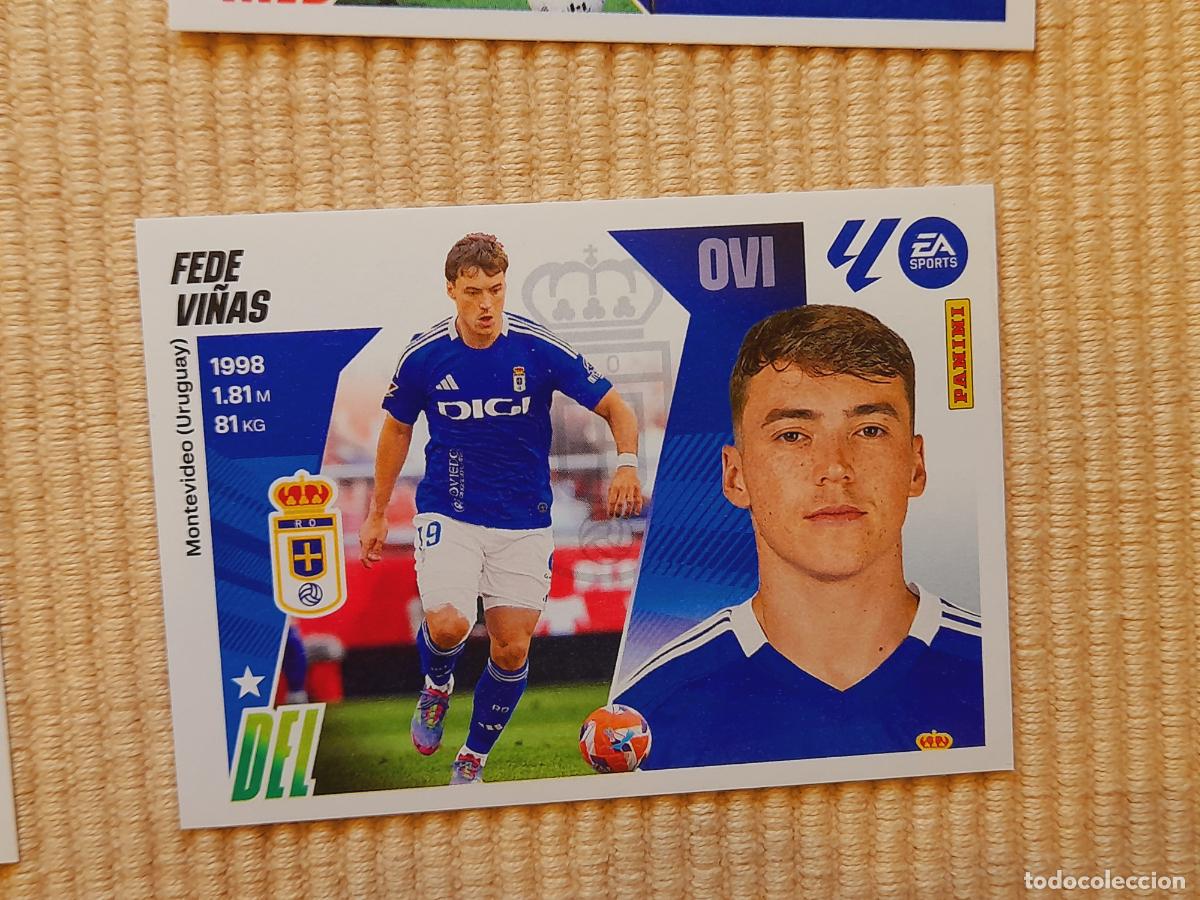 Cromos de f&uacute;tbol: CROMO 18 B FEDE VI&Ntilde;AS REAL OVIEDO LIGA 25-26 2025 2026 ALBUM ESTE