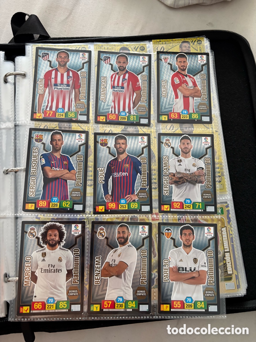 Cromos de f&uacute;tbol: Platinium 10 adrenalyn 2018-2019
