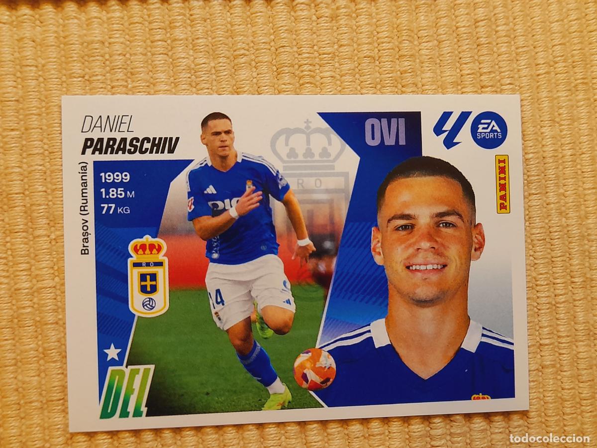 Cromos de f&uacute;tbol: CROMO 19 PARASCHIV (REAL OVIEDO) LIGA 25-26 2025 2026 ALBUM ESTE