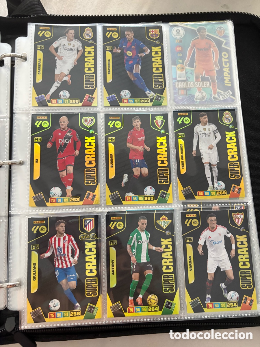 Cromos de f&uacute;tbol: S&uacute;per cracks adrenalyn 2025-2026