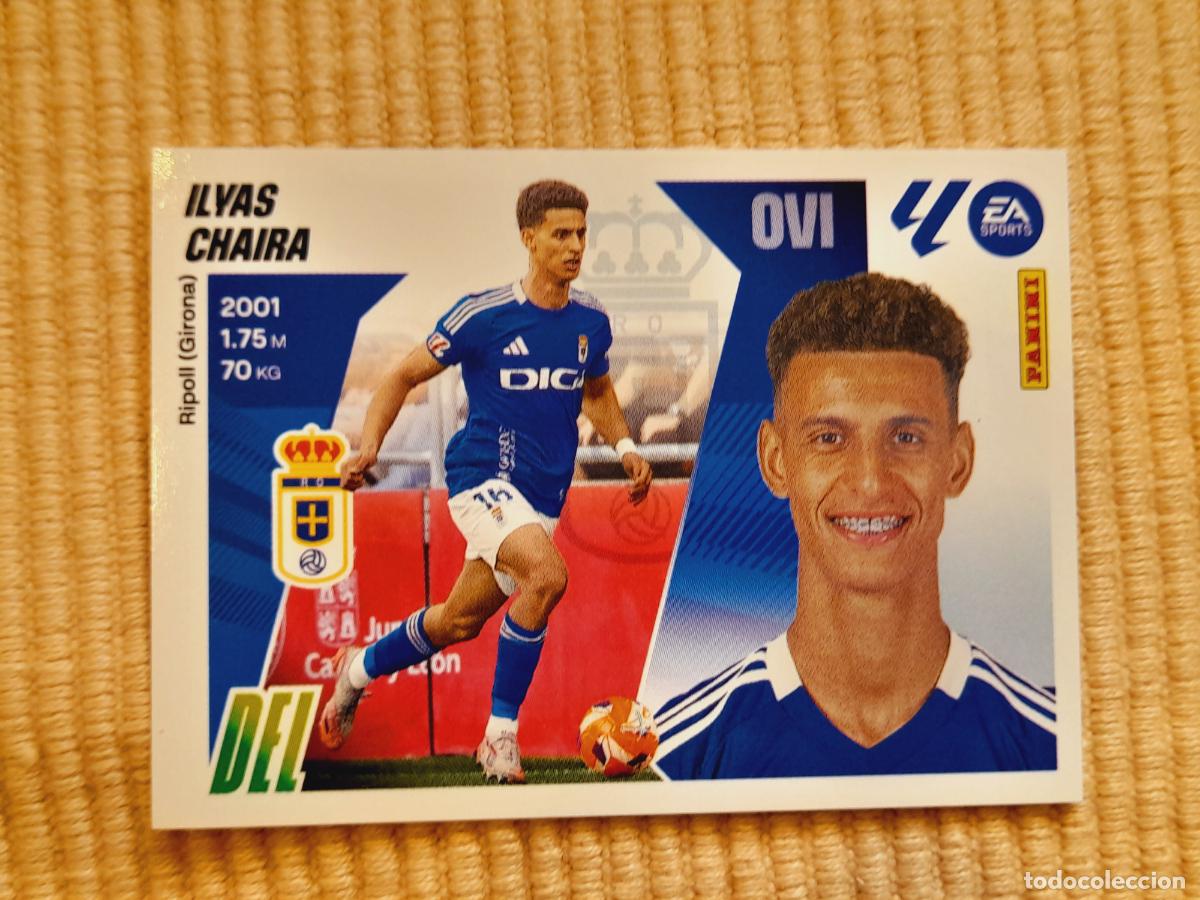 Cromos de f&uacute;tbol: CROMO 18A (18 A) ILYAS CHAIRA (REAL OVIEDO) LIGA 25-26 2025 2026 ALBUM ESTE