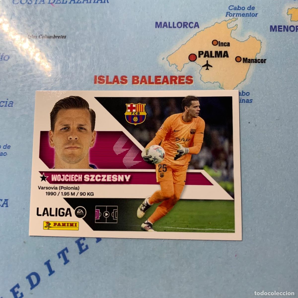 Cromos de f&uacute;tbol: Szczesny n&uacute;mero 4 del Barcelona cromo liga este 26-27 2026-2027