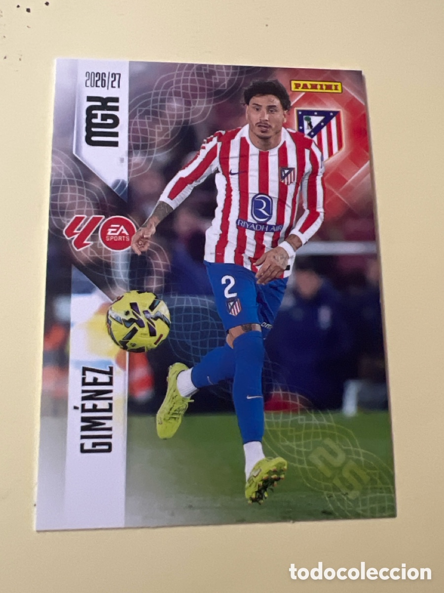 Cromos de f&uacute;tbol: C5340. 61 Atl&eacute;tico de Madrid Gim&eacute;nez Megacracks 2026/27