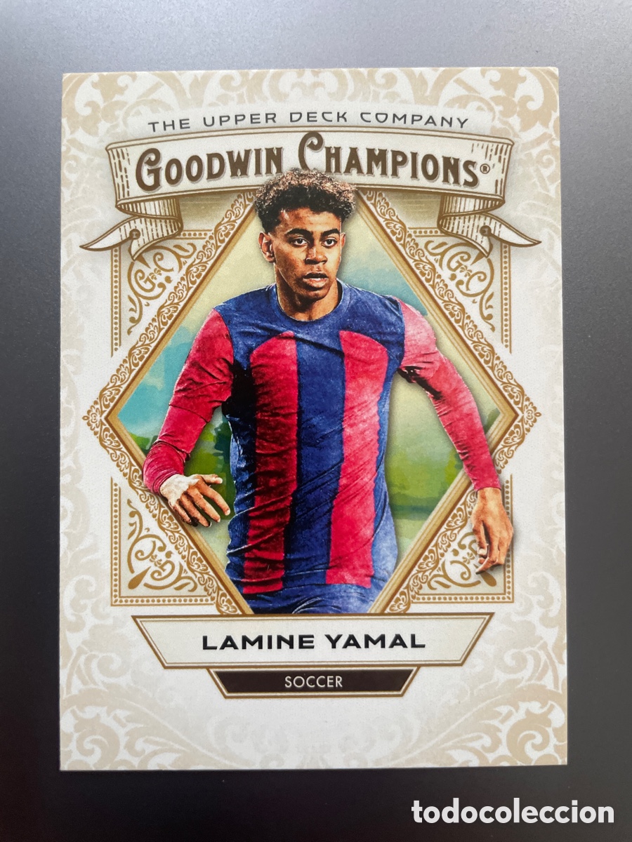 Fu&szlig;ball-Sticker: Lamine Yamal 19 Goodwin Champions Upper Deck 2025 FC Barcelona