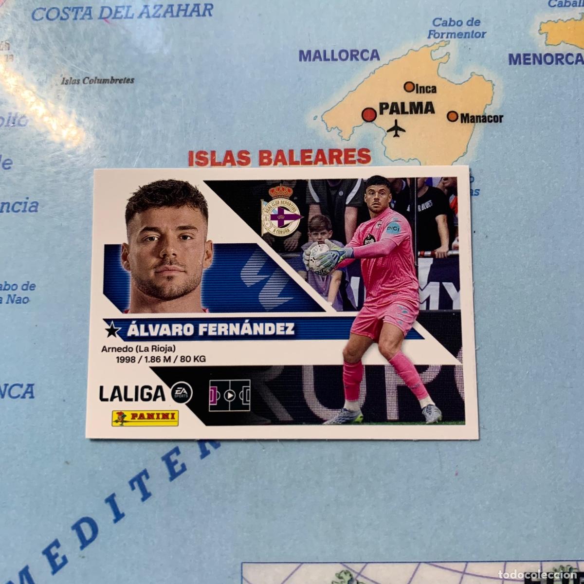Fu&szlig;ball-Sticker: Alvaro Fern&aacute;ndez n&uacute;mero 3 del deportivo de La Coru&ntilde;a cromo de la liga este 26-27 2026-2027
