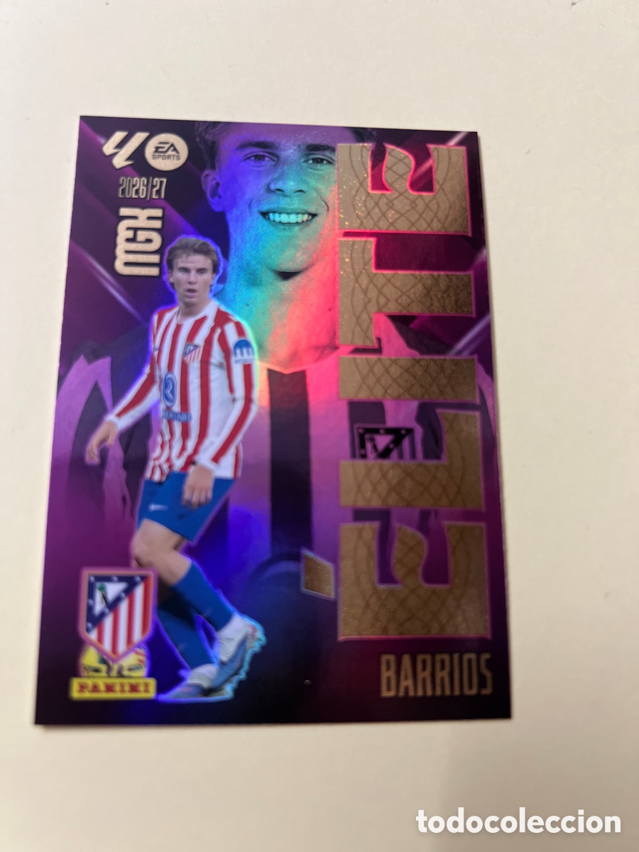 Cromos de f&uacute;tbol: C5347. MEGACRACKS 2026 27 ELITE 1 BARRIOS - ATLETICO DE MADRID