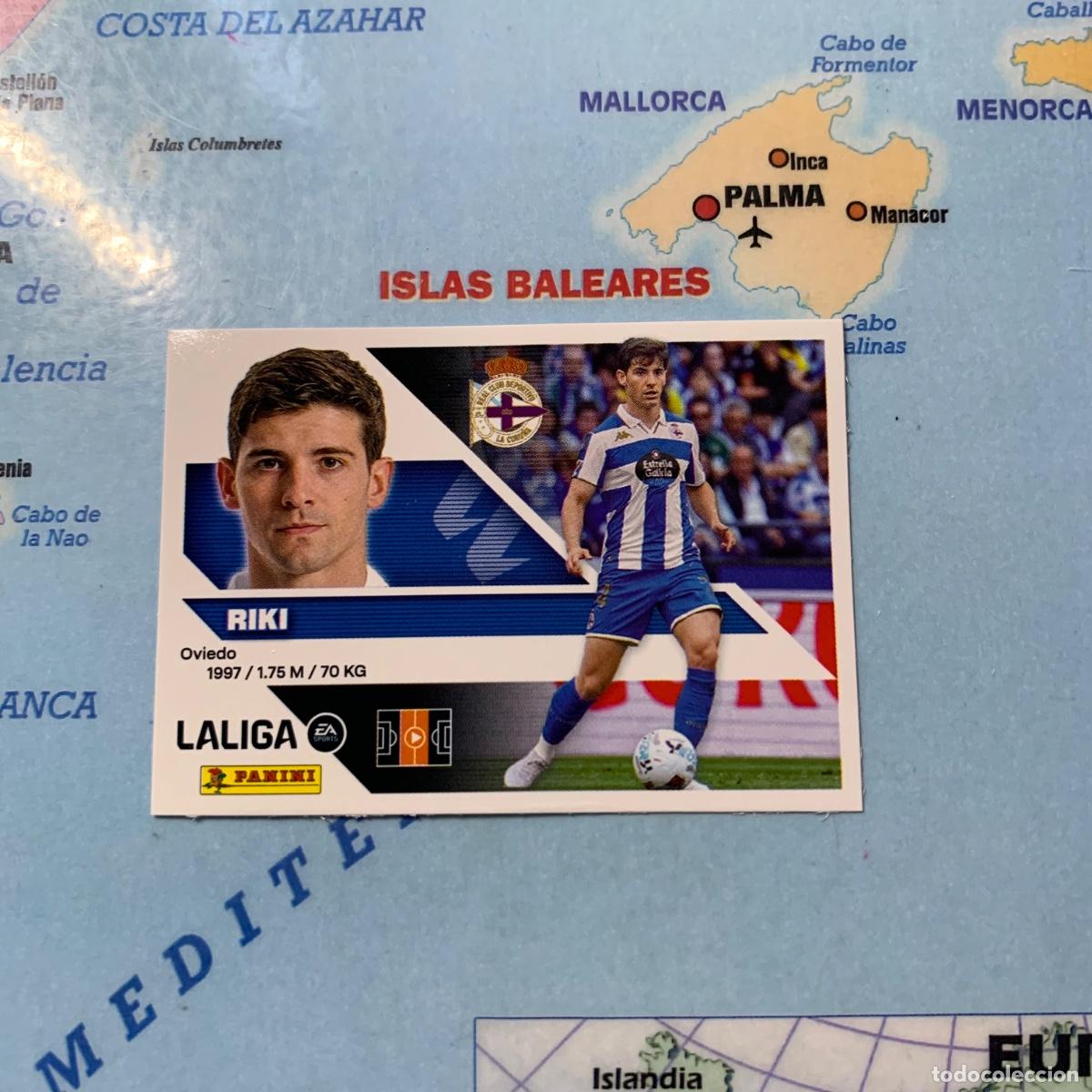 Cromos de f&uacute;tbol: Riki n&uacute;mero 12 del deportivo de La Coru&ntilde;a cromo de la liga este 26-27 2026-2027
